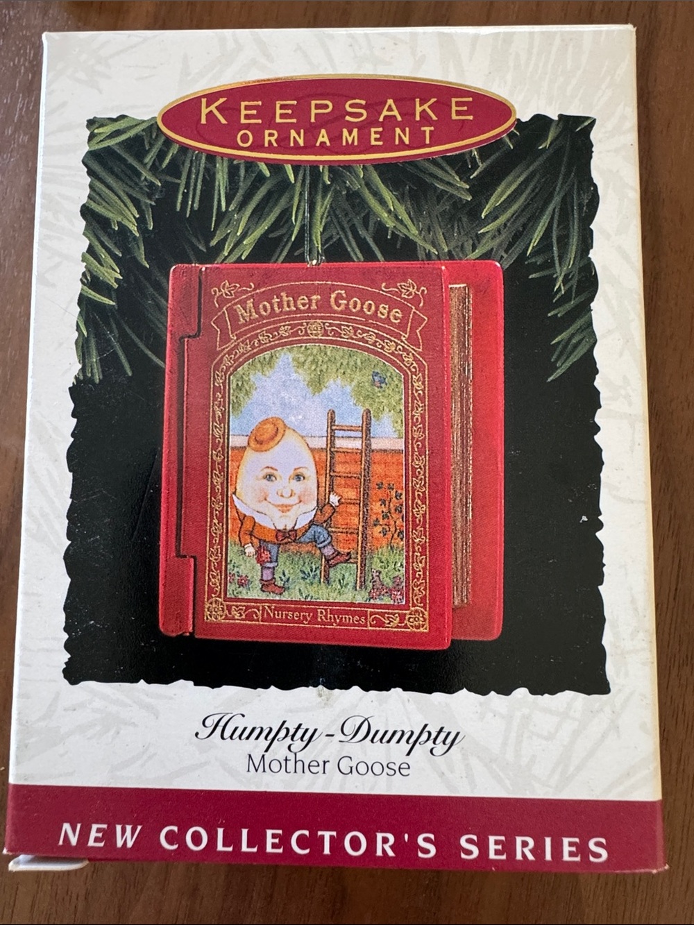 Hallmark Mother Goose Humpty-Dumpty Mini Book Ornament